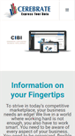 Mobile Screenshot of cerebrateinc.com
